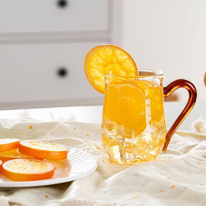 COMI Glass Coffee Cups, 8oz Clear Coffee Cups Set of 6, Lightweight Glass Mugs - Image 7
