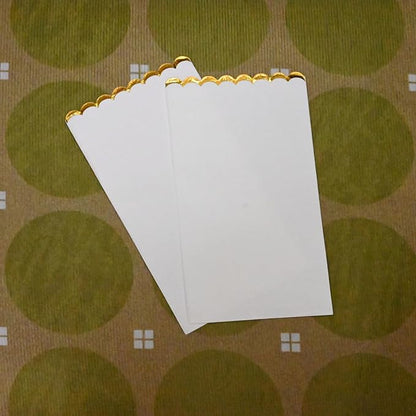 100 pack Green mix Cocktail Napkins with Gold Foil Accents Scalloped Edges 4 x 8 inch Beverage Disposable Napkin Party Decoration Wedding Bridal and Baby Shower Dinner Lunch Supplies (Pink Mix)