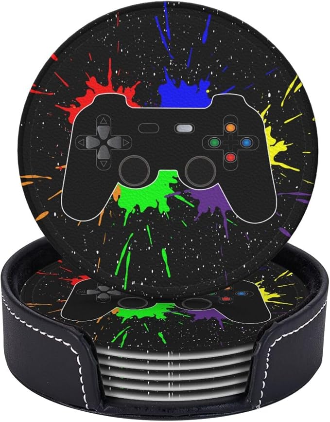 Game Joystick Gamer Cool Splash Coasters - Image 2