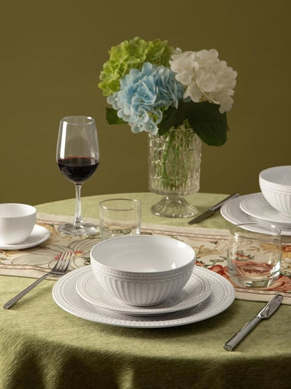Famiware Ceramic Plates and Bowls Sets, Handmade Dishes Dinnerware - Image 3