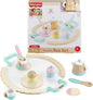 Fisher-Price Wood Pretend Play Toy Tea Set, 12-Piece Wooden Playset by Unknown