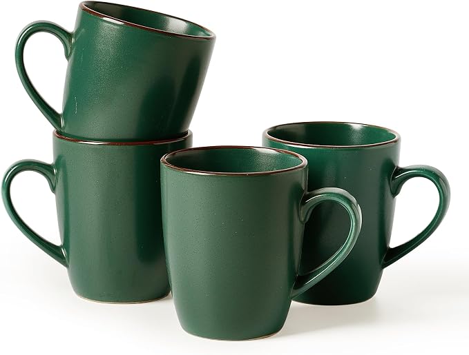 famiware Venus Coffee Mugs Set of 4, 13 oz Ceramic Stoneware Mug Cup Set | by Famiware