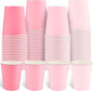 NatNarr 100 Pack Gradient Pink Paper Cups 9oz Pink Cups Gender Reveal Cup | by NatNarr