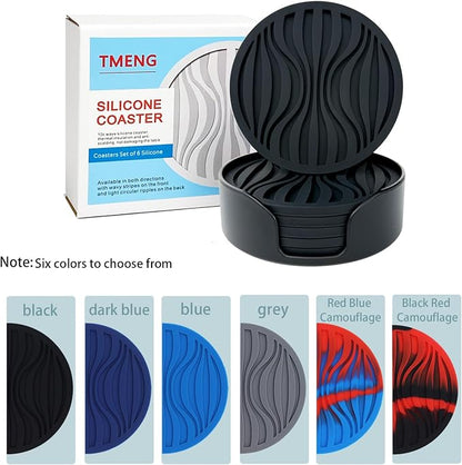 Silicone Coaster Set of 6 Pieces - Image 2