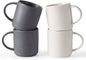 famiware Coffee Mug Set for 4, Star 12 oz Catering Mugs Cup Set by Famiware