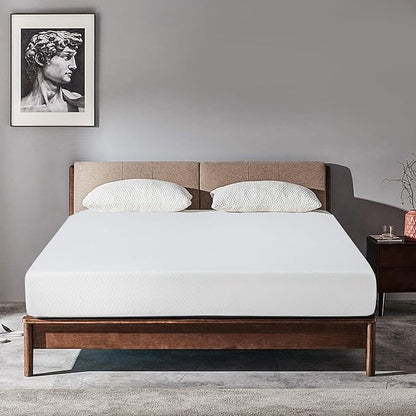 FDW Memory Foam Mattress King Size,8 inch Gel Mattress for Cool Sleep Pressure Relief, Medium Firm Mattresses Fiberglass Free/CertiPUR-US Certified/Bed-in-a-Box/Pressure Relieving