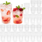 24 Pack Plastic Wine Glasses, 16 Oz Highball Glasses & 12 Oz Cocktail Glasses by Unknown