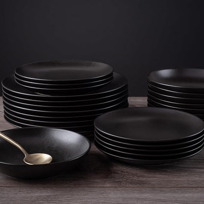 Porto by Stone Lain Semplice 12-Piece Premium Kitchen & Dining Dinnerware Set - Image 10