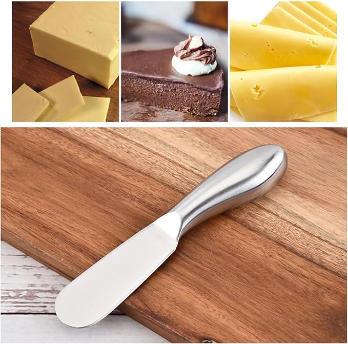 VAKTOK Butter Knife/Durable Stainless Steel Cheese Butter Spreader - Image 4