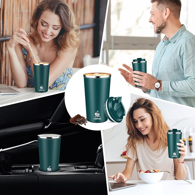 17oz Insulated Travel Coffee Mug - Image 8