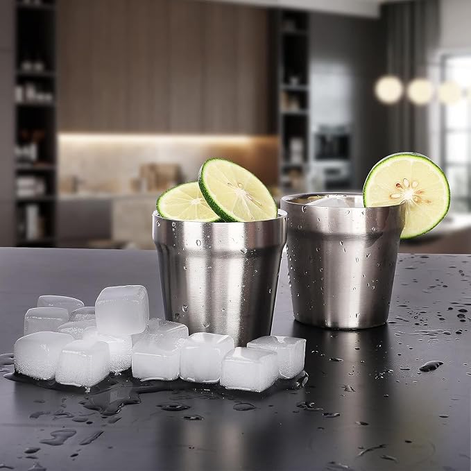 Youda Stainless Steel Cups Set of 4 - Image 5