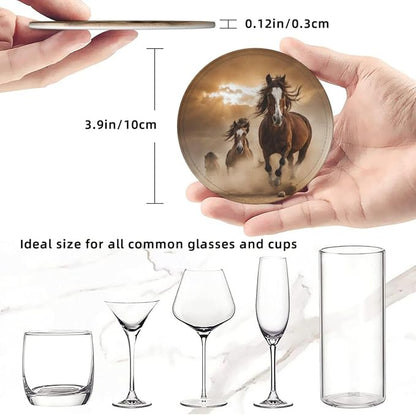 6 Pcs Leather Coasters for Drinks - Image 8
