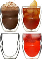 Ozeri Serafino Double Wall Insulated Beverage and Coffee Glasses by Ozeri