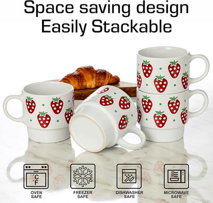 Signature Housewares Stackable Coffee Mug Tower Set - Image 5