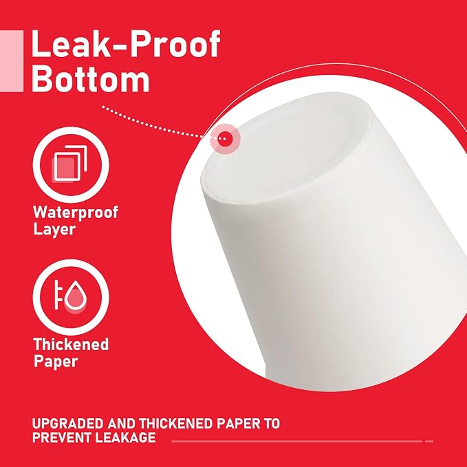 500 Pack 3 oz Disposable Paper Cups - Image 4