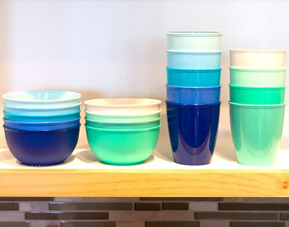 Youngever 9 Pack 10 Ounce Plastic Bowls, Kids Plastic Bowls - Image 7