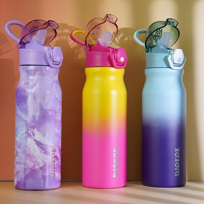 BJPKPK 25 oz Insulated Water Bottle, Stainless Steel Flask | Leak Proof Locking - Image 6