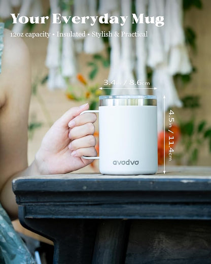 8 Pack 12oz Insulated Coffee Mug - Image 2