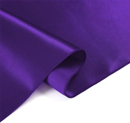 Purple Satin Table Runner, 12x108 Inches, 2 Pack | Premium Satin, Smooth - Image 6