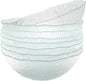 Vikko Soup Bowls, 6.5 Inch Salad Bowls, Glass Soup Bowls, Elegant Textured by Vikko