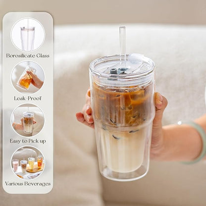 KEMORELA 16oz Clear Glass tumbler - Image 4