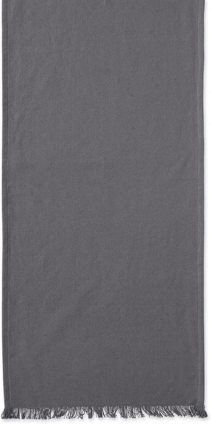 DII Everyday Collection, Fringed Solid Tabletop, Table Runner - Image 2