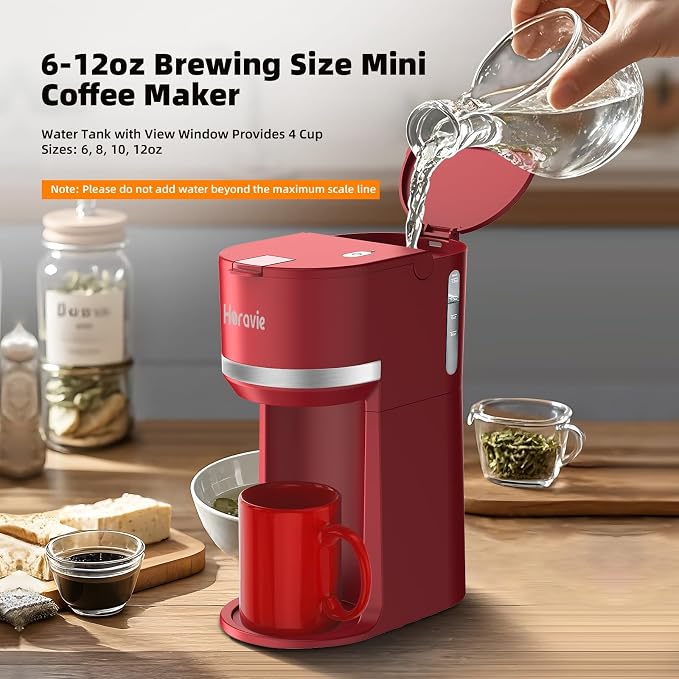 Horavie Mini Single Serve Coffee Maker - Image 5