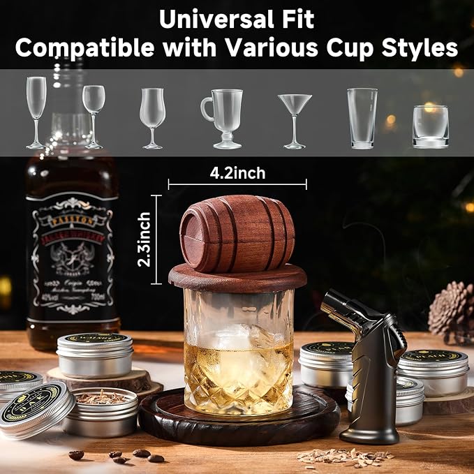 Whiskey Smoker Kit with Torch - Image 6