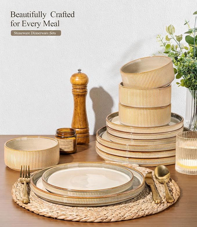 GBHOME Stoneware Dinnerware Sets - Image 7