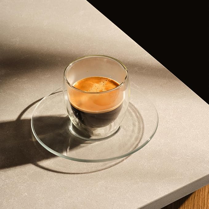 Bodum Double Wall Glasses pack of 2 PAVINA - 250ml Coffee Cups - Dishwasher - Image 4