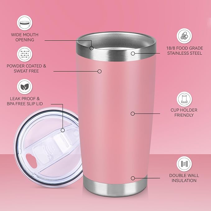 20 oz Tumbler Stainless Steel Tumblers Bulk - Image 2