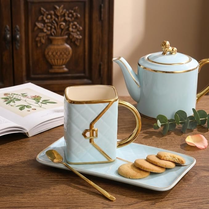 Purse Shaped Mug Set, 10 oz Ceramic Handbag Cup - Image 5