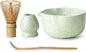 4-Piece Matcha Set, Crystal Glazed Bowl and Bamboo Whisk | Handcrafted Petal by GleeNflux