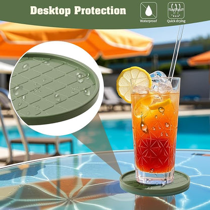 Coasters, Drink Coasters Set of 8 - Image 4