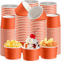 Jingmore Paper Ice Cream Cups 9oz Colored Disposable Dessert Bowls by Jingmore