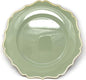 allgala 13-Inch 6-Pack Heavy Quality Round Charger Plates-Floral Sage-HD80346