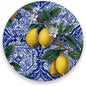 Coasters for Drinks Coaster Drink Set Decorative Coffee Table Desk Cup Mat Spring Cute Cork Bar Backing Round Home Decor Blue Retro Flower Lemon22