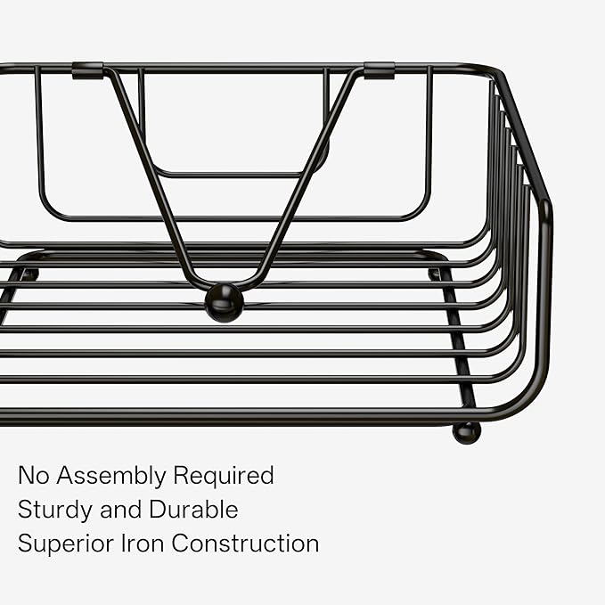 Napkin Holder for Table with Weighted Arm, Dinner Metal Flat Napkin Holders for - Image 5