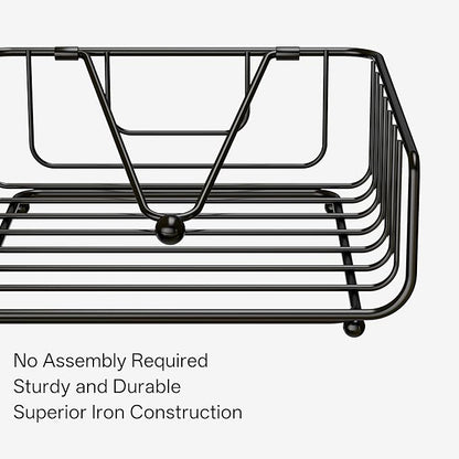 Napkin Holder for Table with Weighted Arm, Dinner Metal Flat Napkin Holders for - Image 5