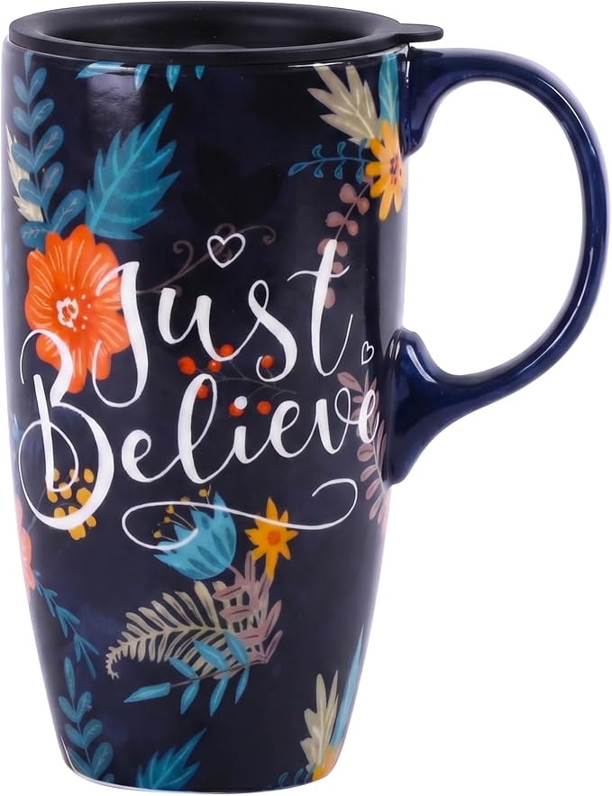 Topadorn 17oz Ceramic Travel Mug by Topadorn