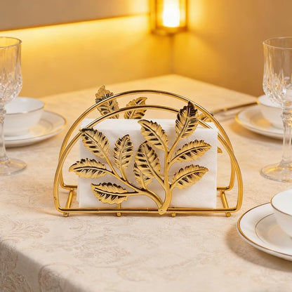 Golden Metal Napkin Holder - Image 3