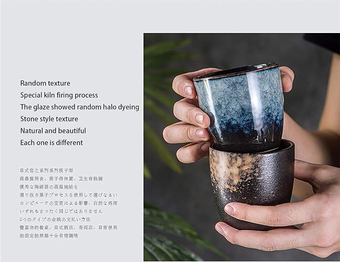 Ceramic Tea Cup, Kung Fu Tea set, Coffee Cup, Yerba Mate Set 4-piece companion - Image 5