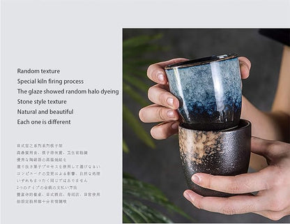 Ceramic Tea Cup, Kung Fu Tea set, Coffee Cup, Yerba Mate Set 4-piece companion - Image 5