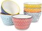 Selamica Ceramic 8oz Bouillon Cups 4 Inch Small Bowls, Dessert bowls by Selamica