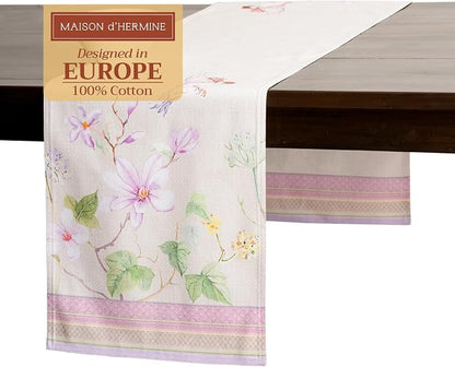 Maison d' Hermine Table Runner 100% Cotton 14.50" x 108" | Table Runners 108 by MaisondHermine