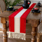 EMMTEEY Boho Table Runner with Tassels 36 Inches Long, Scratch & Heat Resistant by EMMTEEY