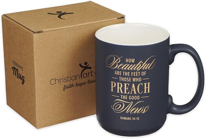 Christian Art Gifts Large Matted Ceramic Coffee & Tea Mug - Image 7