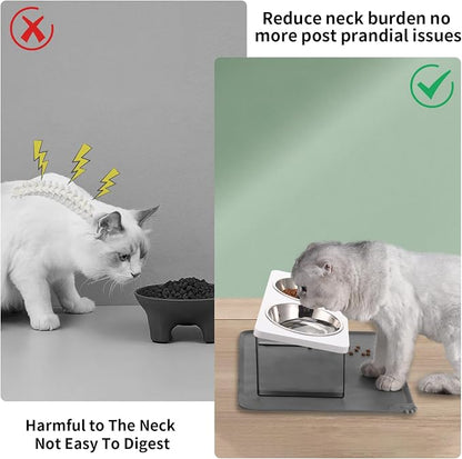Summark Upgraded Elevated Cat Bowls - Image 2
