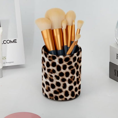 Leopard Print Leather Pen Holder - Image 6
