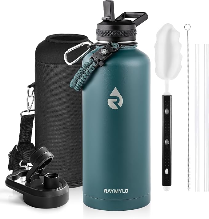 RAYMYLO Insulated Water Bottle 87 oz, Triple Wall Vacuum Stainless Steel | by RAYMYLO